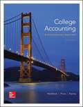 College Accounting: A Contemporary Approach (Third Edition)