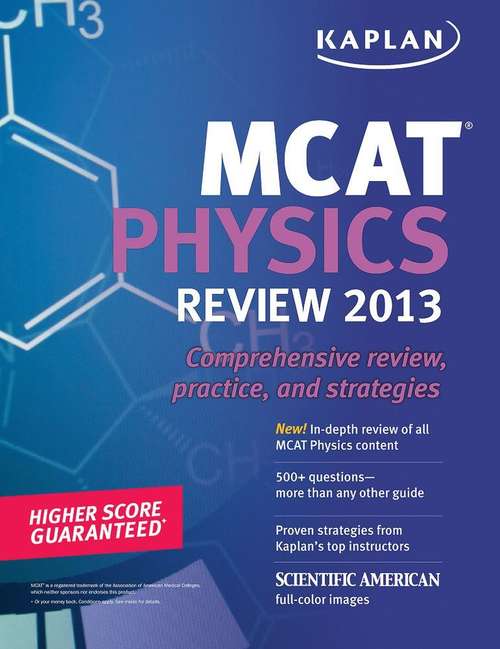 Book cover of Kaplan MCAT Physics Review Notes