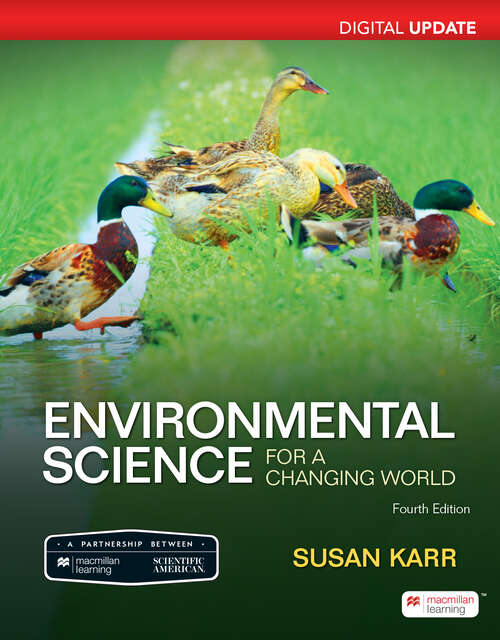 Book cover of Scientific American Environmental Science for a Changing World, Digital Update (Fourth Edition)