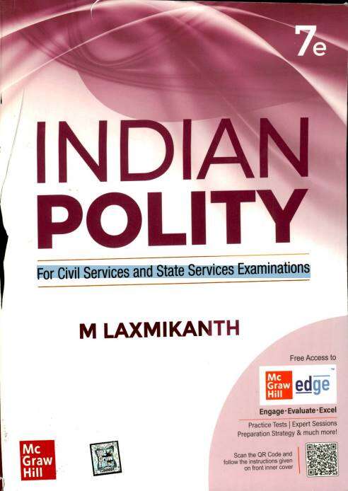 Book cover of Indian Polity - Competitive Exam: For Civil Services and State Services Examinations (7th Edition)