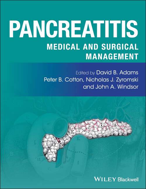 Book cover of Pancreatitis: Medical and Surgical Management