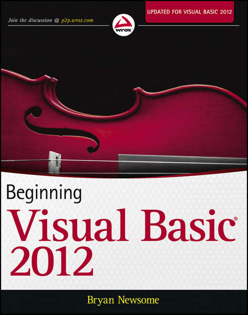 Book cover of Beginning Visual Basic 2012