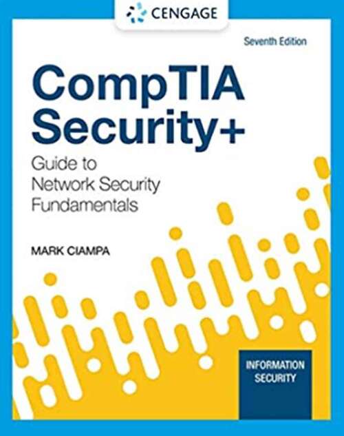 Book cover of CompTIA Security+ Guide to Network Security Fundamentals