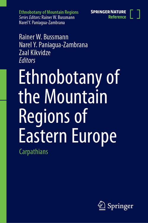 Book cover of Ethnobotany of the Mountain Regions of Eastern Europe: Carpathians (Ethnobotany of Mountain Regions)