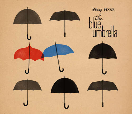 Book cover of The Blue Umbrella