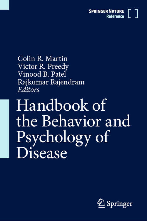 Book cover of Handbook of the Behavior and Psychology of Disease