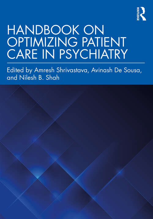 Book cover of Handbook on Optimizing Patient Care in Psychiatry