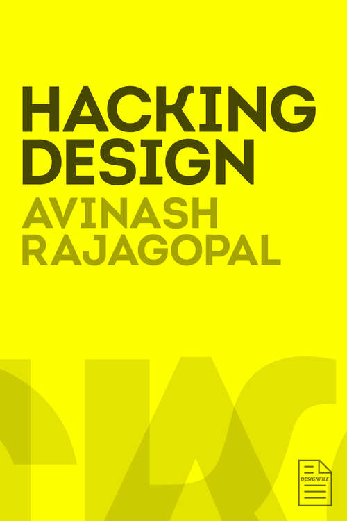 Book cover of Hacking Design
