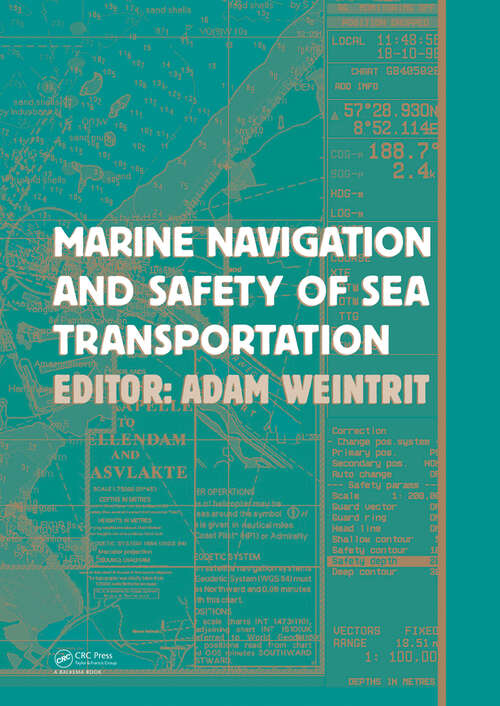Book cover of Marine Navigation and Safety of Sea Transportation (1)