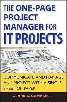 The One Page Project Manager for IT Projects