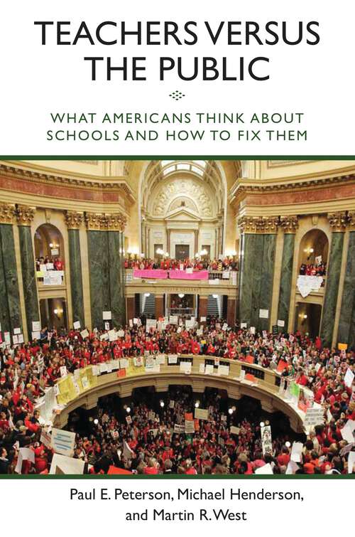 Book cover of Teachers versus the Public