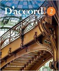 Book cover of D'accord! 2 Langue et Culture du Monde Francophone, [Level 2]