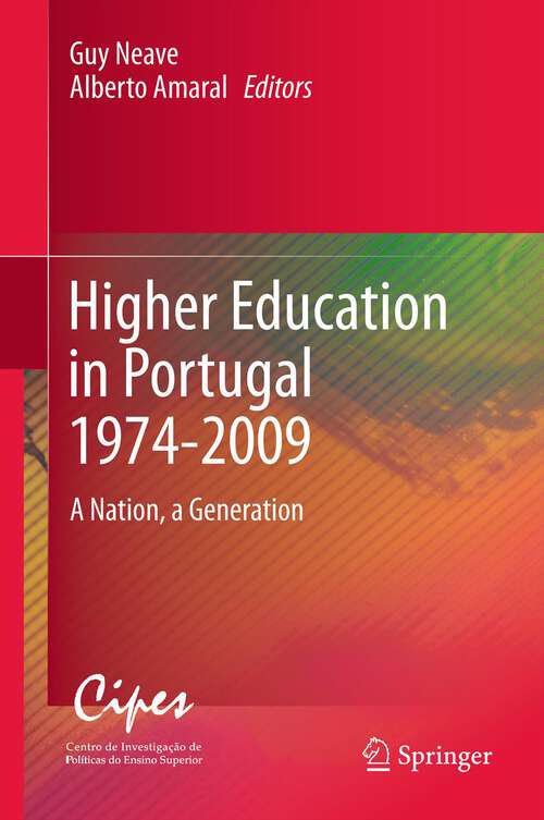 Book cover of Higher Education in Portugal 1974-2009