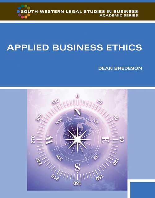 Book cover of Applied Business Ethics