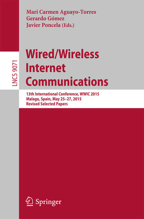 Cover image of Wired/Wireless Internet Communications
