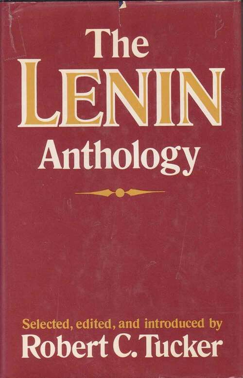 Book cover of The Lenin Anthology