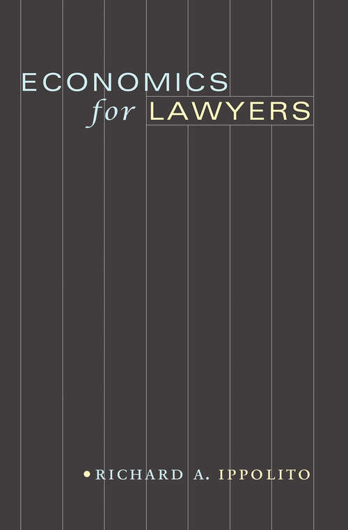 Book cover of Economics for Lawyers