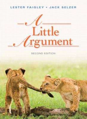 Book cover of A Little Argument