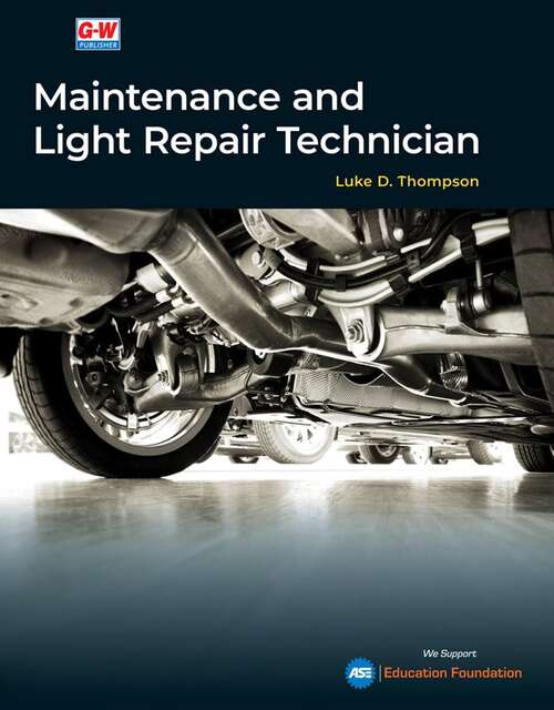 Book cover of Maintenance and Light Repair Technician