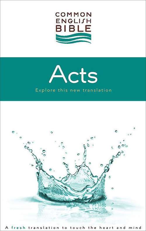Book cover of CEB Common English Bible Acts of the Apostles - eBook [ePub]