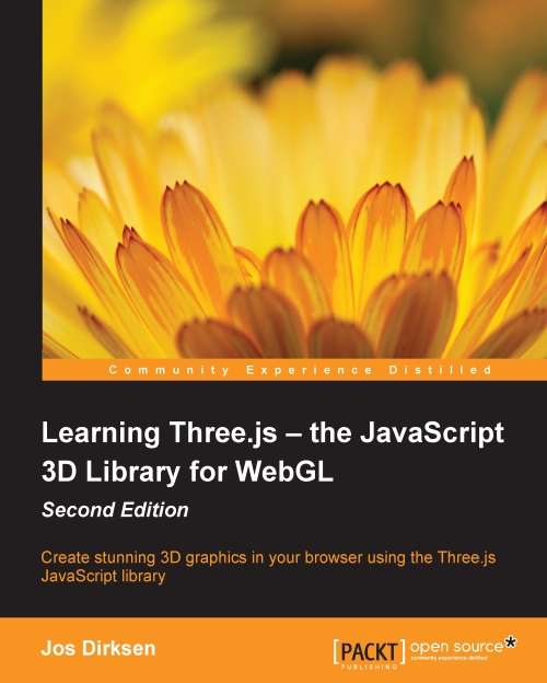 Book cover of Learning Three.js – the JavaScript 3D Library for WebGL Second Edition
