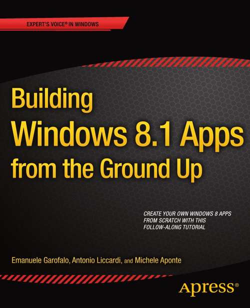 Book cover of Building Windows 8.1 Apps from the Ground Up