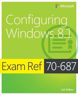 Book cover of Exam Ref 70-687: Configuring Windows 8.1
