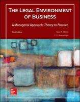 Book cover of Legal Environment Of Business: A Managerial Approach: Theory To Practice (3)