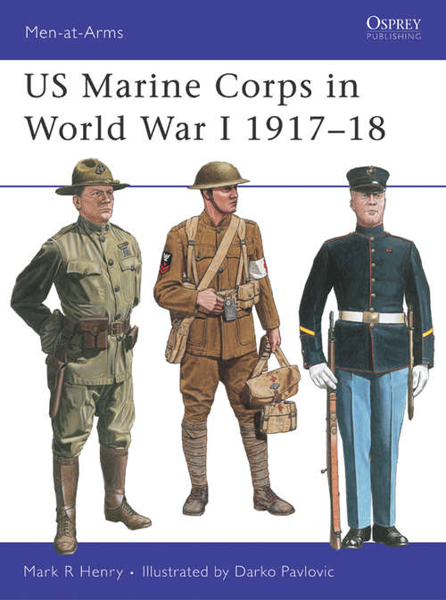 Book cover of US Marine Corps in World War I 1917-18