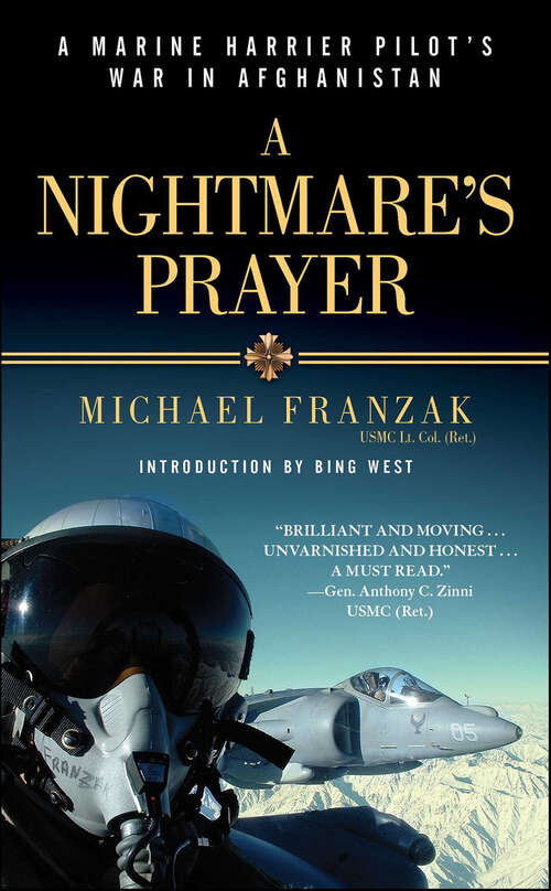 Book cover of A Nightmare's Prayer: A Marine Harrier Pilot's War in Afghanistan