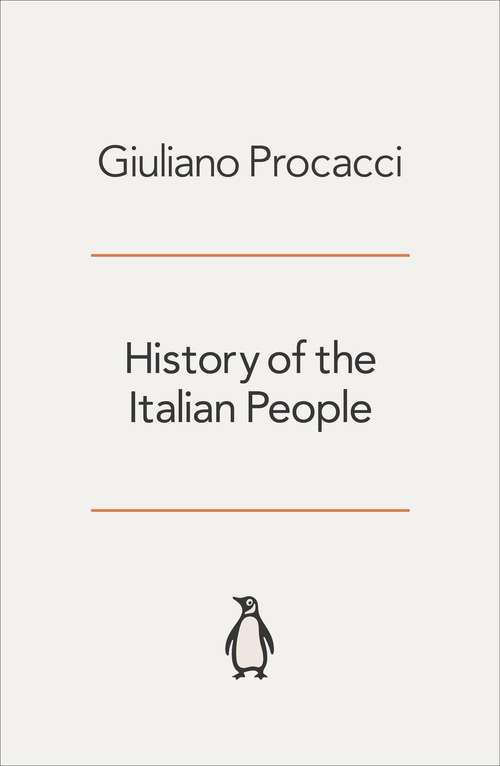 Book cover of History Of The Italian People