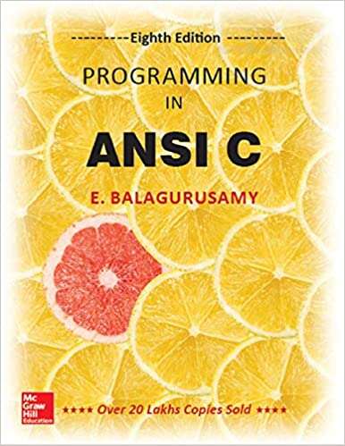 Book cover of Programming in ANSI C