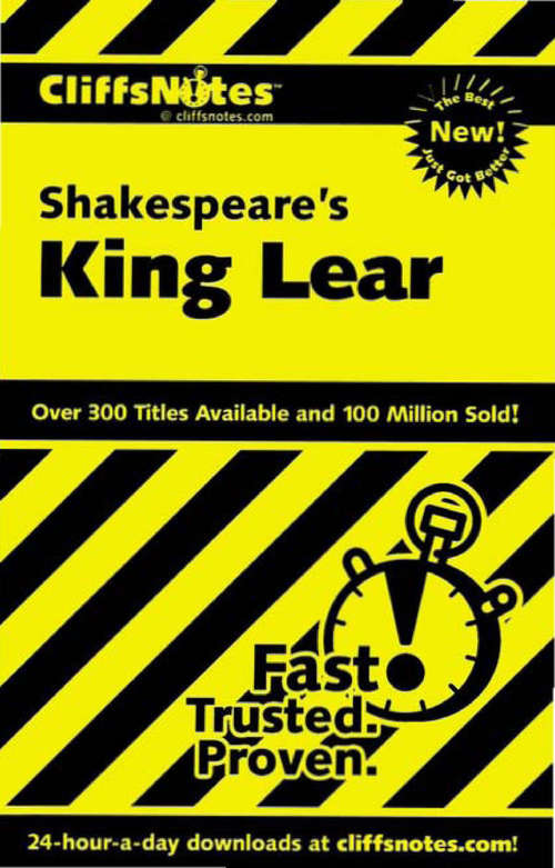 Book cover of CliffsNotes on Shakespeare's King Lear