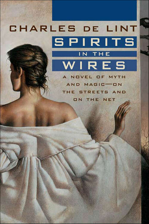 Book cover of Spirits in the Wires: A Novel of Myth and Magic—On the Streets and On the Net (Newford)