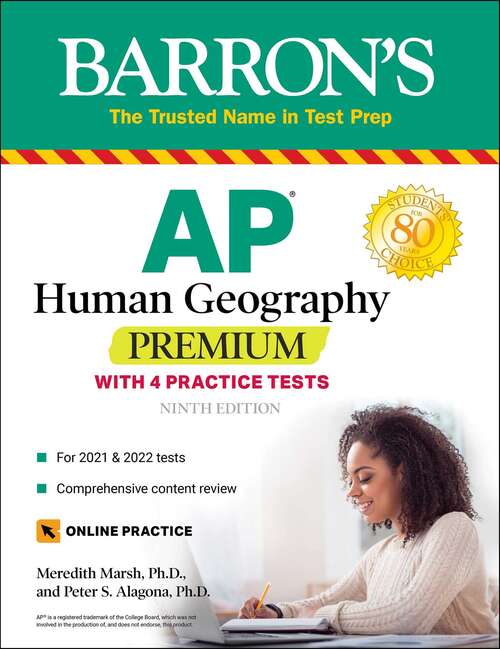 AP Human Geography Premium: With 4 Practice Tests (Barron's Test Prep)