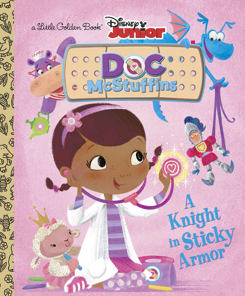 Book cover of A Knight in Sticky Armor (Little Golden Book)