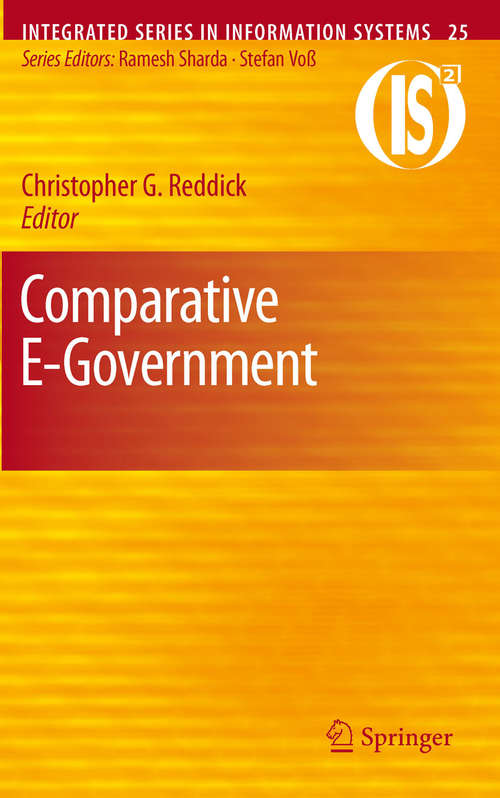 Book cover of Comparative E-Government