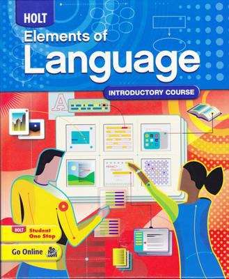 Book cover of Elements of Language: Introductory Course