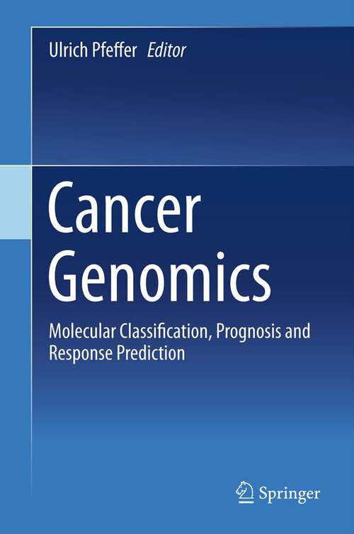 Book cover of Cancer Genomics