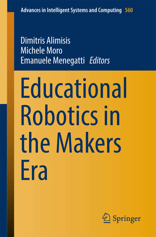 Book cover of Educational Robotics in the Makers Era
