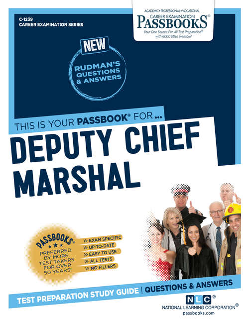 Book cover of Deputy Chief Marshal: Passbooks Study Guide (Career Examination Series)