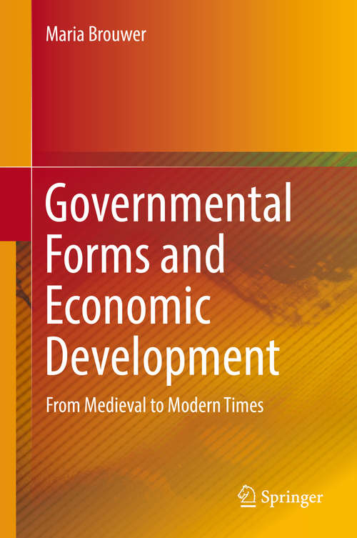 Book cover of Governmental Forms and Economic Development