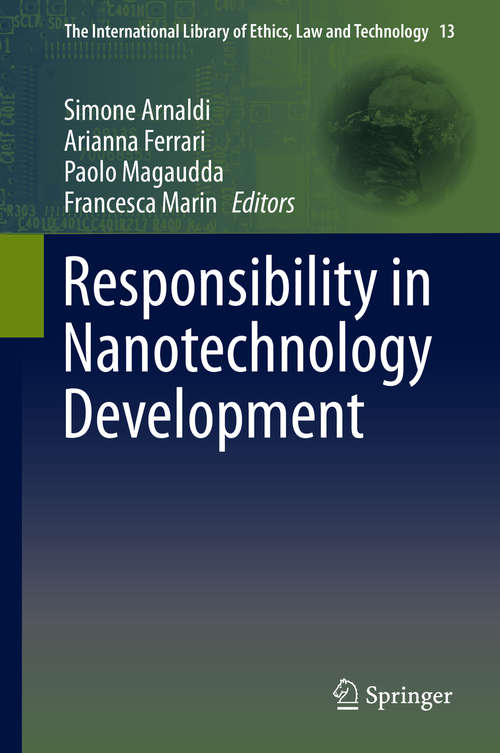 Book cover of Responsibility in Nanotechnology Development