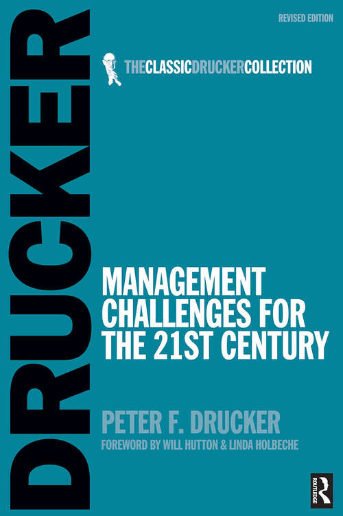 Book cover of Management Challenges for the 21st Century (2)