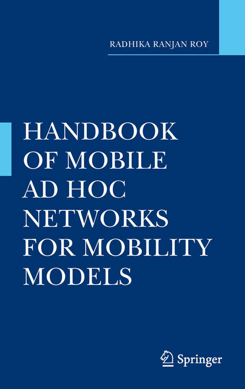 Book cover of Handbook of Mobile Ad Hoc Networks for Mobility Models
