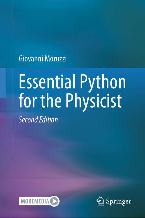 Book cover of Essential Python for the Physicist (Second Edition 2025)