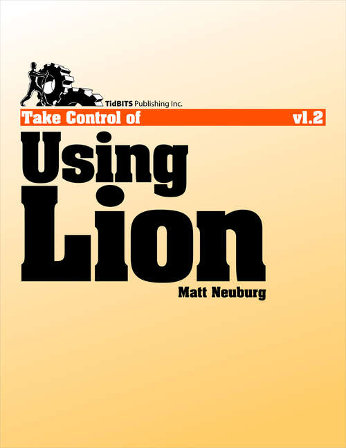 Book cover of Take Control of Using Lion