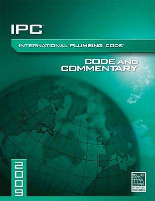 Book cover of 2009 International Plumbing Code Commentary