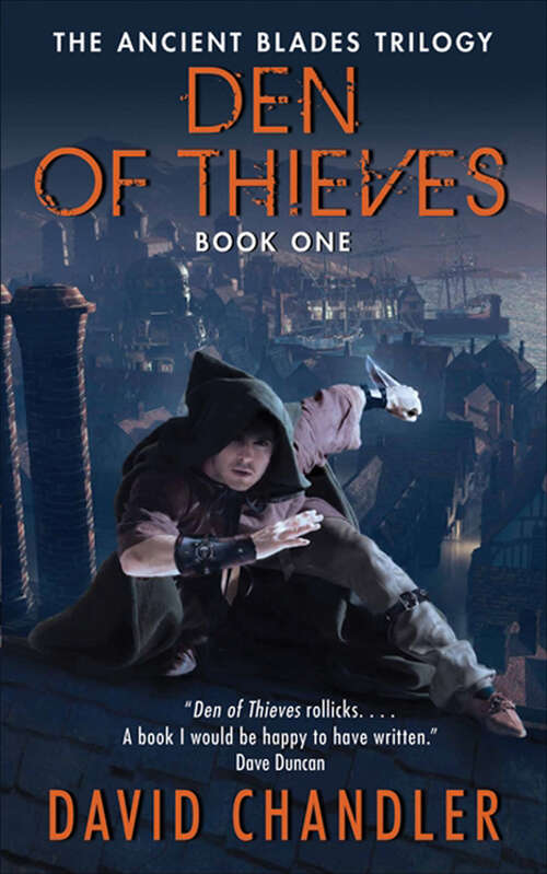 Book cover of Den of Thieves (Ancient Blades #1)