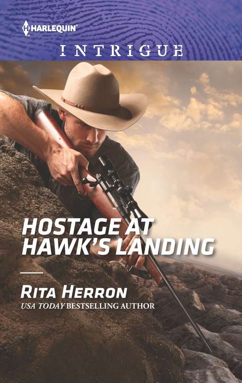 Book cover of Hostage at Hawk's Landing (Original) (Badge of Justice #4)